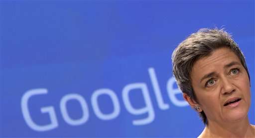 EU raises stakes in Google battle with antitrust charges