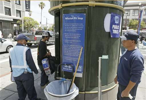 Hold it! San Francisco uses paint to fight public urination