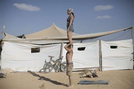 Israeli Burning Man festival torches ancient remains
