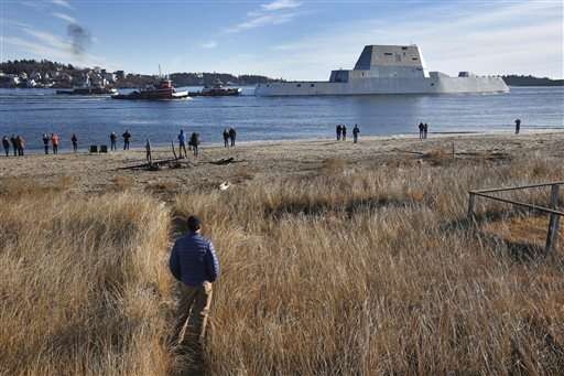 Largest destroyer built for Navy headed to sea for testing