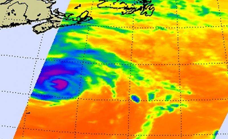 Satellites see Hurricane Joaquin moving through Northern Atlantic