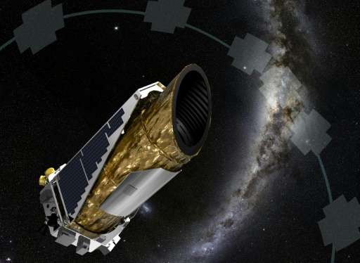 This NASA artist concept obtained on December 19, 2014 shows NASA's planet-hunting Kepler spacecraft operating in a new mission 