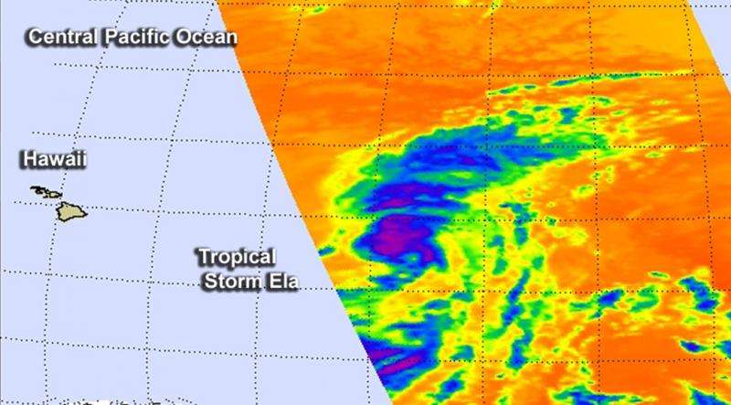 Tropical Storm Ela becomes the Central Pacific's first named storm