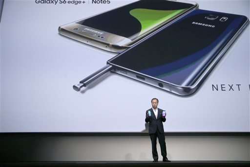 Two jumbo phones from Samsung ahead of expected new iPhone