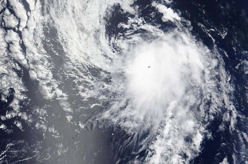 NASA sees Tropical Depression Felicia 'swallow' Socorro Island