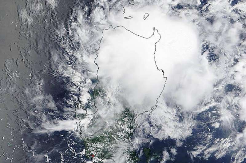 NASA sees Tropical Cyclone 12W grow into a Tropical Storm
