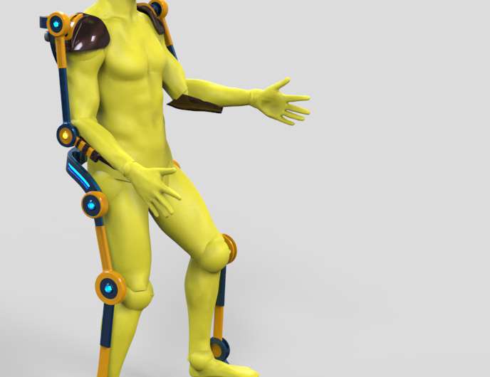 Exoskeleton to ensure an active old age