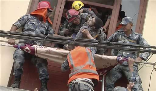 More than 2,200 confirmed dead in Nepal earthquake