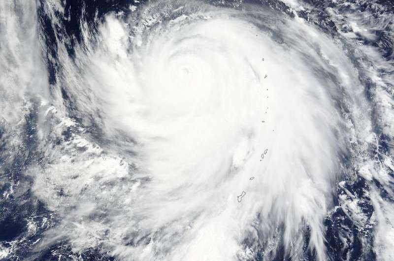 NASA sees Typhoon Nangka leaving the Marianas