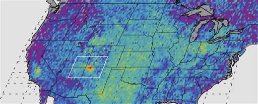 Scientists seek source of giant methane mass over Southwest