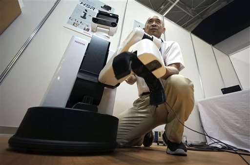 Toyota robot can pick up after people, help the sick