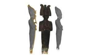 Egyptian statuettes of Osiris: production unveiled by neutrons and laser