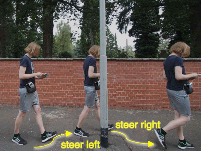 Mapless walkers use electrical muscle stimulation (w/ video)