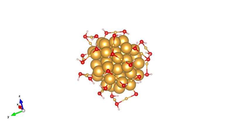 Research team models new atomic structures of gold nanoparticle