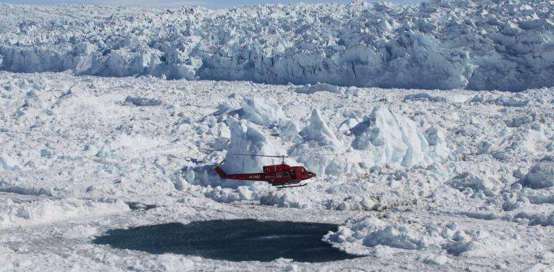 Mathematician collects ocean and glacier data in the field to make climate models in the lab
