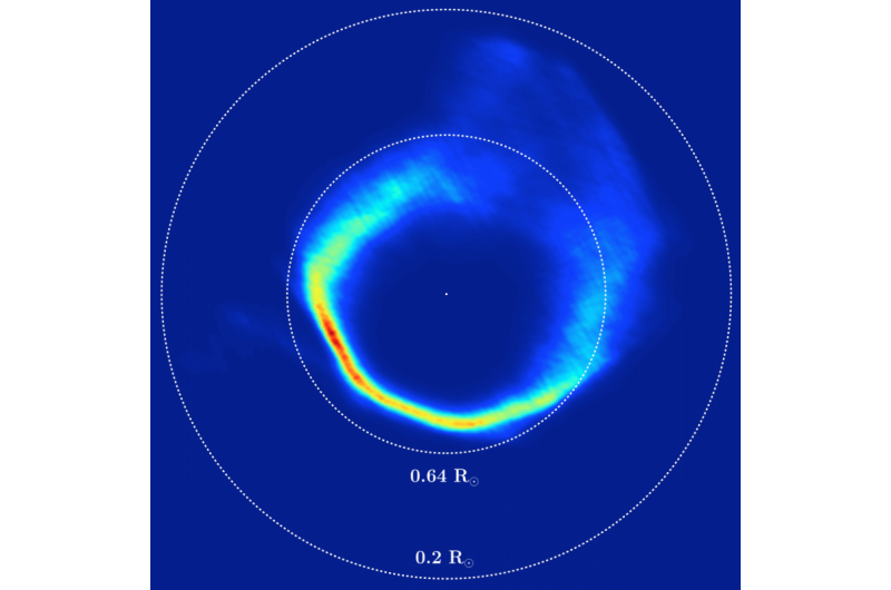 Asteroid ripped apart to form star's glowing ring system