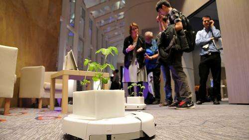 Researchers create Soybots, mobile micro-garden, to be on the go
