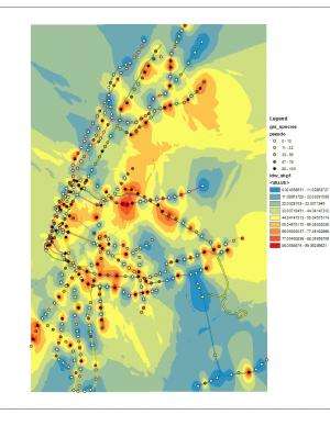Researchers produce first map of New York City subway system microbes