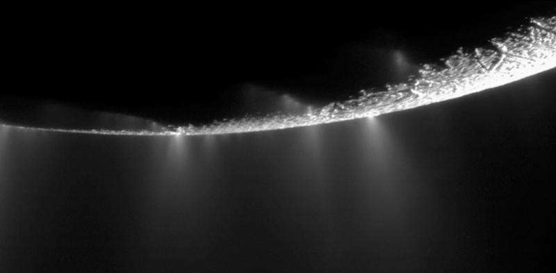 The chemistry that could feed life within Saturn's moon Enceladus: study gives clue ahead of flyby