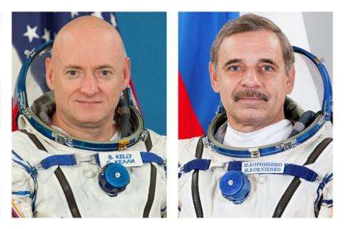 American, Russian leaving Earth for year at space station