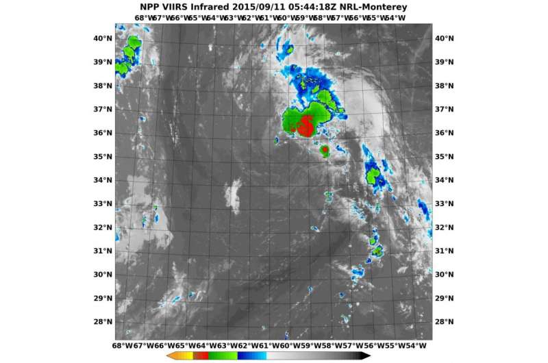 NASA-NOAA's Suomi NPP sees a lopsided Tropical Storm Henri