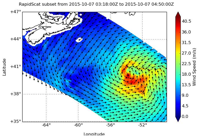 NASA provides an infrared look at Hurricane Joaquin over time