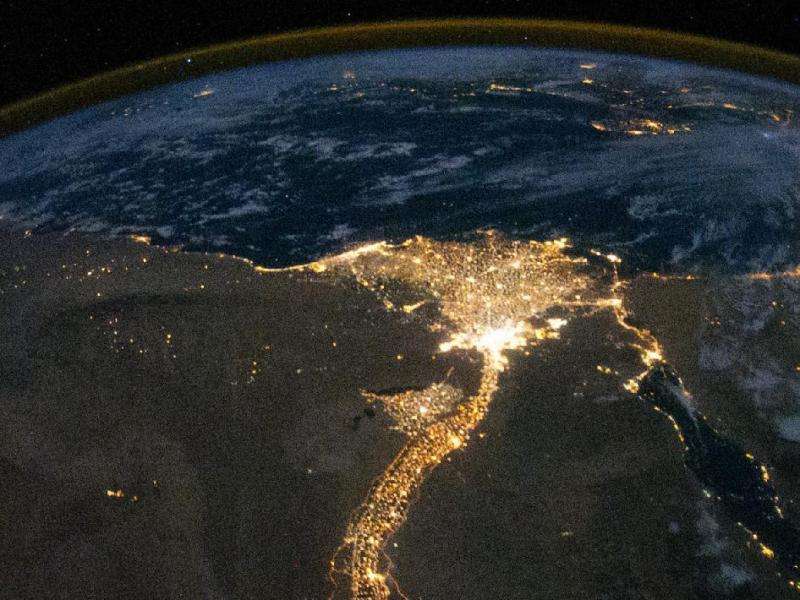 Hva er de lengste elvene i verden?Nilen Og Deltaet, sett om natten Av Ekspedisjonens 25 mannskap Den Okt. 28, 2010. Kreditt: NASA