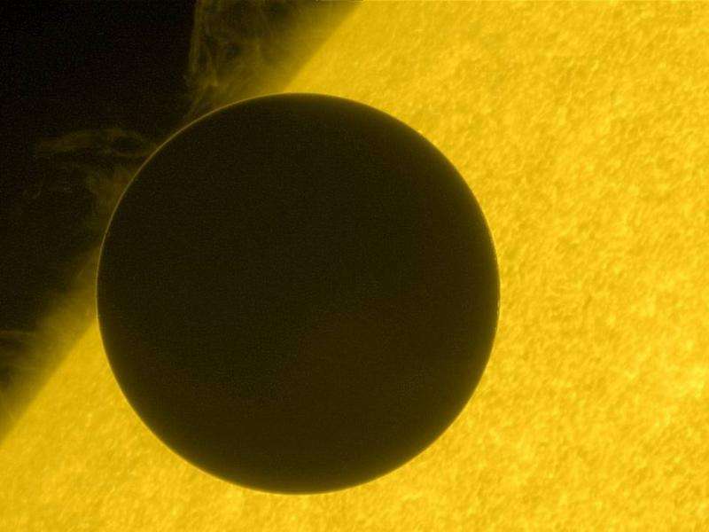 Scientists study atmosphere of Venus through transit images