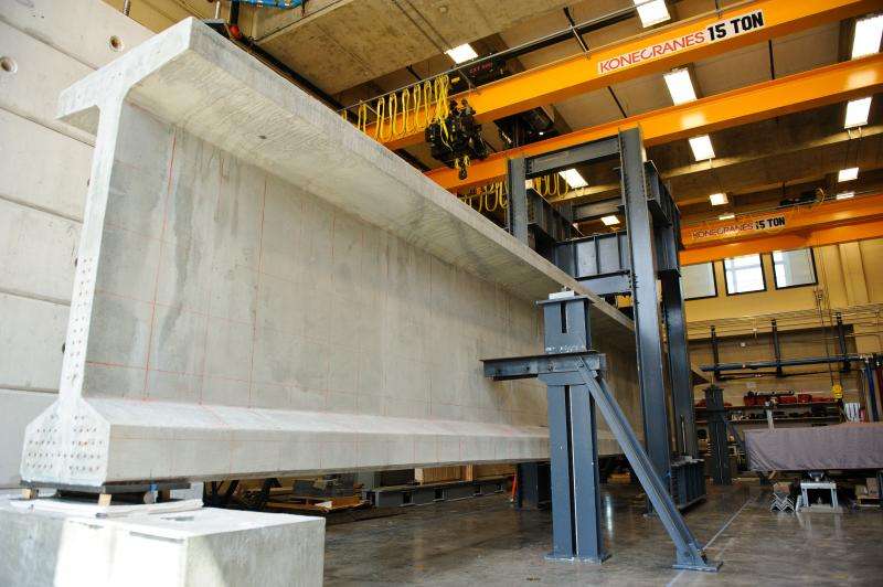 Researchers studying how to make longer, more durable bridge girders