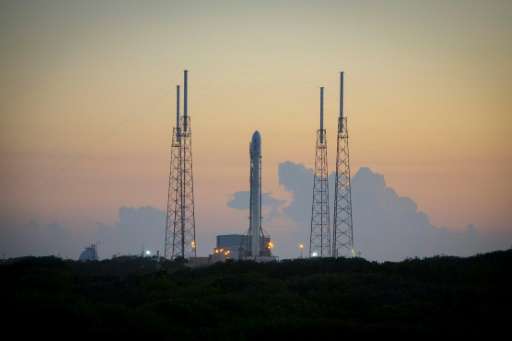 SpaceX's Falcon 9 rocket pictured on December 16, 2015