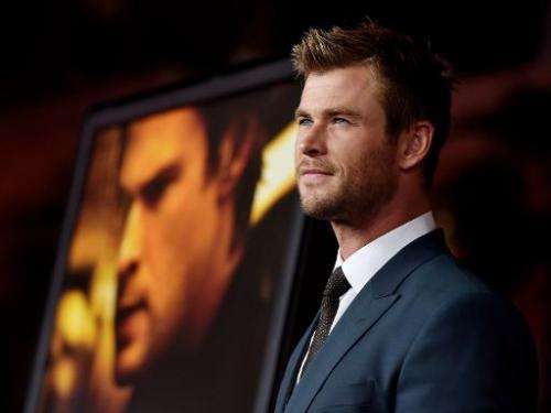 Actor Chris Hemsworth at the premiere of &quot;Blackhat&quot; at the Chinese Theatre on January 8, 2015 in Los Angeles