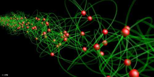 A first glimpse inside a macroscopic quantum state