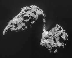 A first peek beneath the surface of a comet