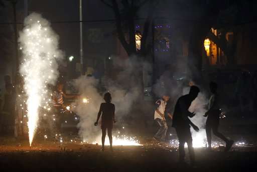 Alarm over Delhi pollution doesn't stop Diwali fireworks