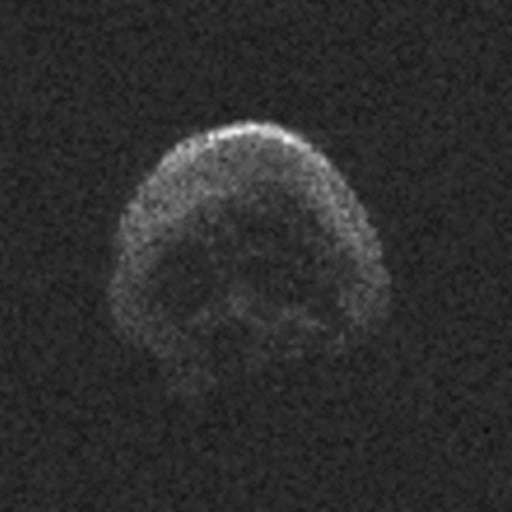 A massive space rock that will shave by Earth on Halloween looks like a dead comet with a skull face, NASA says