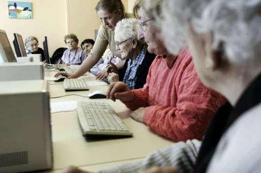Among people over 65, some 39 percent were not using the Internet, Pew found