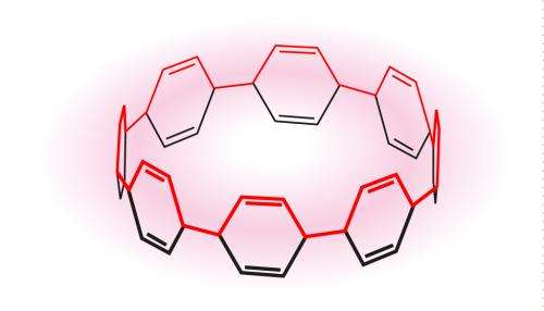 An unusual form of carbon ring structure identified in a family of doughnut-like macrostructures