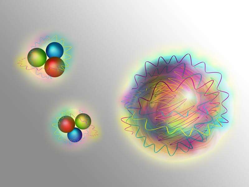 A particle purely made of nuclear force
