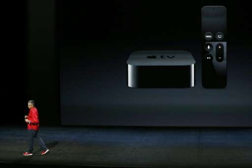 Apple Senior Vice President of Internet Software and Services Eddy Cue speaks about the new Apple TV on September 9, 2015 in San