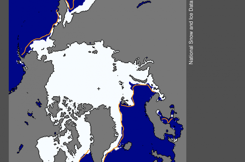 Arctic sea ice maximum reaches lowest extent on record
