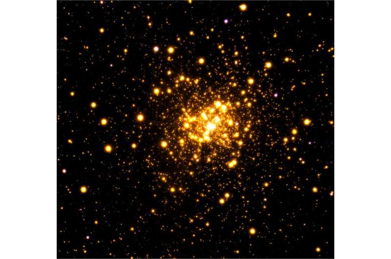 Astronomers image rare stellar cluster Liller 1