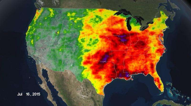 A tale of two extremes: rainfall across the US