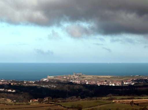 A view near Whitby, northeast England close to the proposed site for a potash mine beneath one of Britain's national parks
