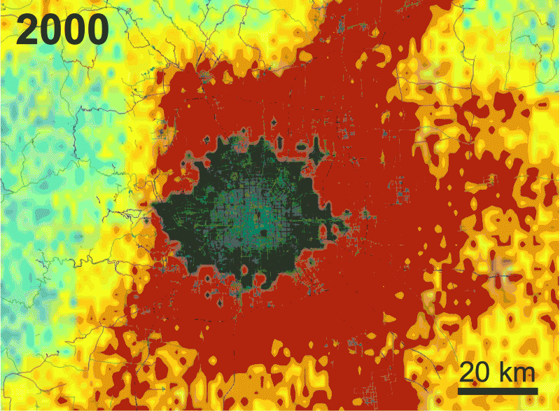 Beijing quadrupled in size in a decade, NASA finds