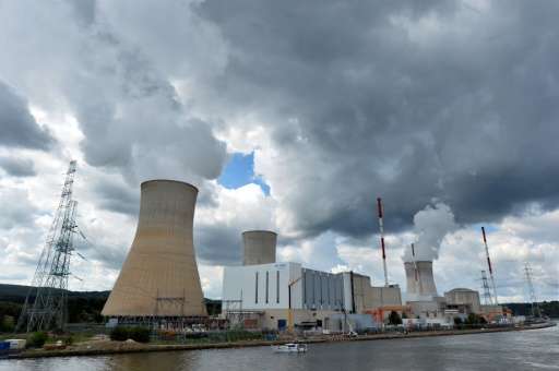 Belgium's Tihange nuclear plant, with its three reactors, has been the subject of protests from environmentalists and others who
