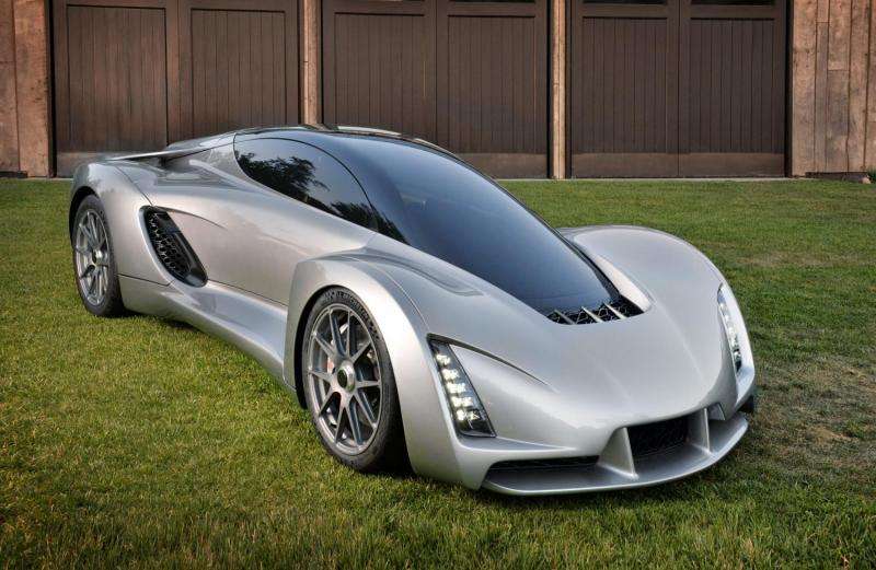 Blade supercar has bi-fuel engine, signifies 3D-print platform