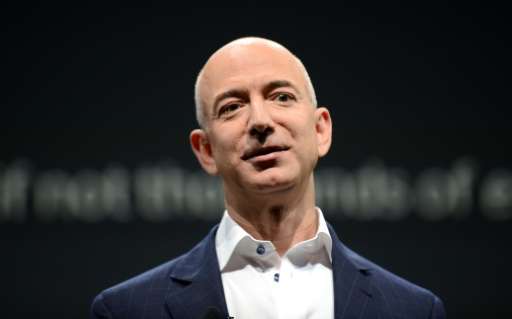 Blue Origin head Jeff Bezos, seen in Santa Monica, California, on September 6, 2012, said the aerospace company is working on a 