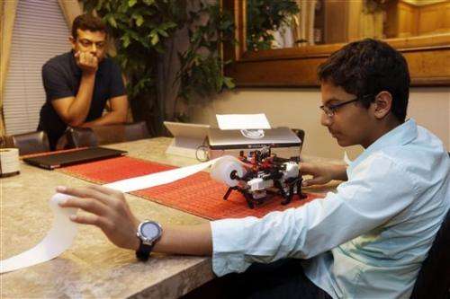 Boy, 13, builds Braille printer with Legos, starts company