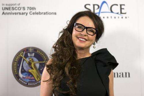 British singer Sarah Brightman is in training with cosmonauts and astronauts from NASA to prepare for her trip to space