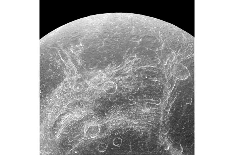 Chasms on Dione